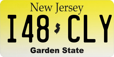NJ license plate I48CLY