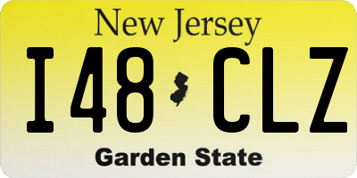 NJ license plate I48CLZ