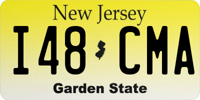 NJ license plate I48CMA