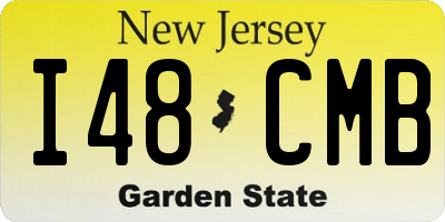 NJ license plate I48CMB