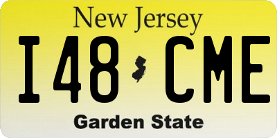 NJ license plate I48CME