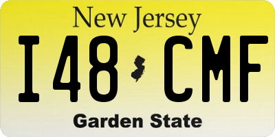 NJ license plate I48CMF