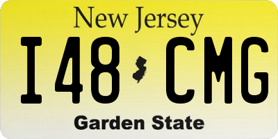 NJ license plate I48CMG