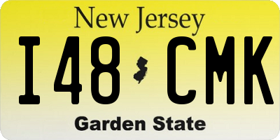 NJ license plate I48CMK