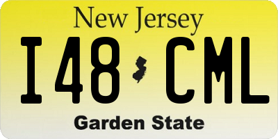 NJ license plate I48CML
