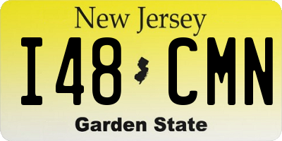 NJ license plate I48CMN