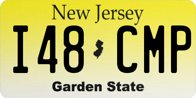 NJ license plate I48CMP