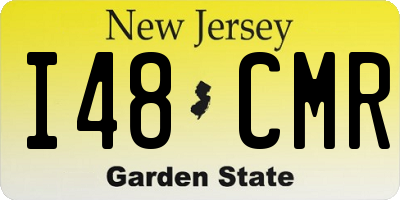 NJ license plate I48CMR