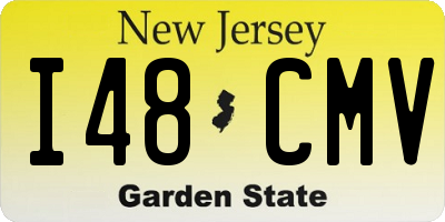 NJ license plate I48CMV