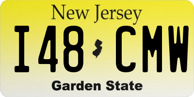 NJ license plate I48CMW