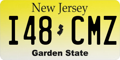 NJ license plate I48CMZ