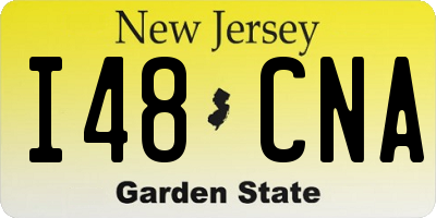 NJ license plate I48CNA