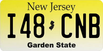 NJ license plate I48CNB