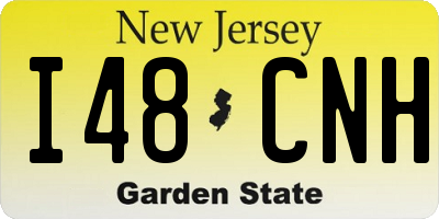 NJ license plate I48CNH