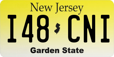 NJ license plate I48CNI