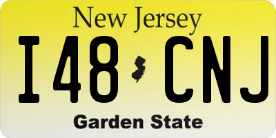 NJ license plate I48CNJ