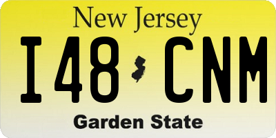 NJ license plate I48CNM