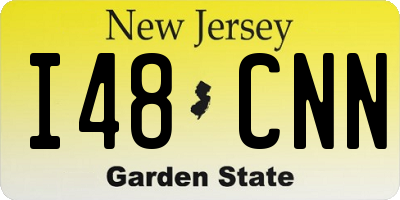 NJ license plate I48CNN