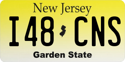 NJ license plate I48CNS