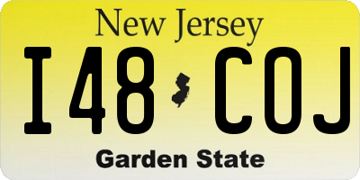 NJ license plate I48COJ