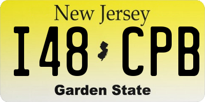 NJ license plate I48CPB