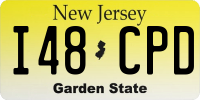 NJ license plate I48CPD