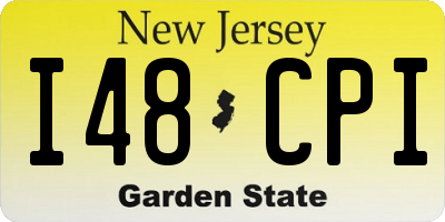 NJ license plate I48CPI