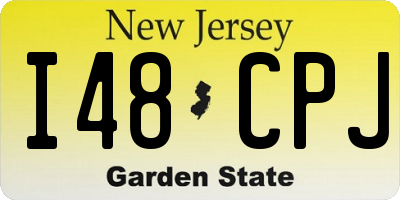 NJ license plate I48CPJ
