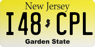 NJ license plate I48CPL