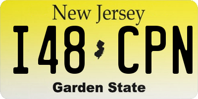 NJ license plate I48CPN