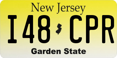 NJ license plate I48CPR