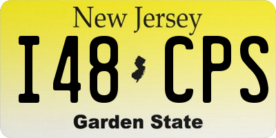 NJ license plate I48CPS