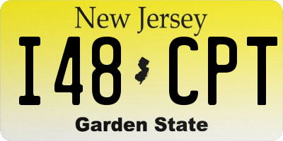 NJ license plate I48CPT