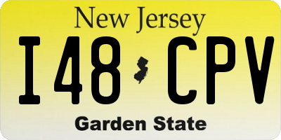 NJ license plate I48CPV