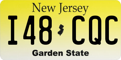 NJ license plate I48CQC