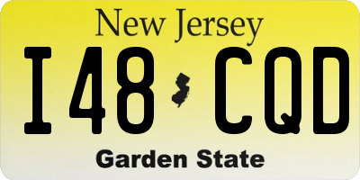 NJ license plate I48CQD