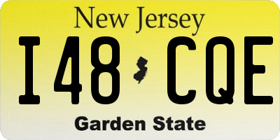 NJ license plate I48CQE