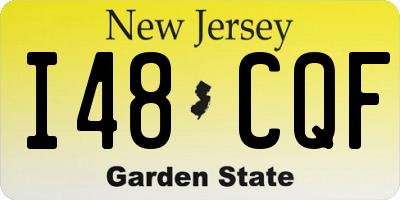 NJ license plate I48CQF