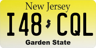 NJ license plate I48CQL