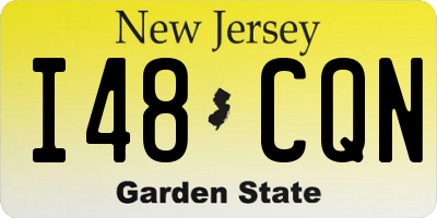 NJ license plate I48CQN