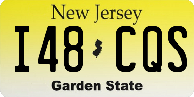 NJ license plate I48CQS