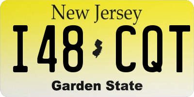 NJ license plate I48CQT