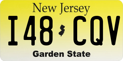 NJ license plate I48CQV
