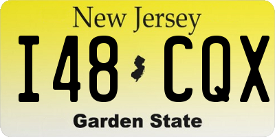 NJ license plate I48CQX
