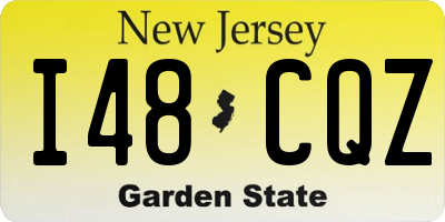NJ license plate I48CQZ
