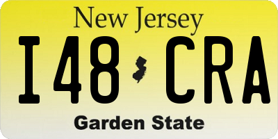 NJ license plate I48CRA