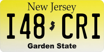 NJ license plate I48CRI