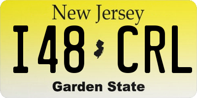 NJ license plate I48CRL