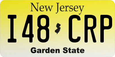 NJ license plate I48CRP