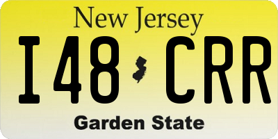 NJ license plate I48CRR